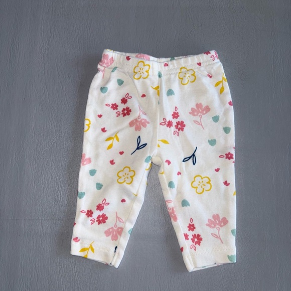 Carter's Other - Carter's Floral Baby Pants - Multicolor on White